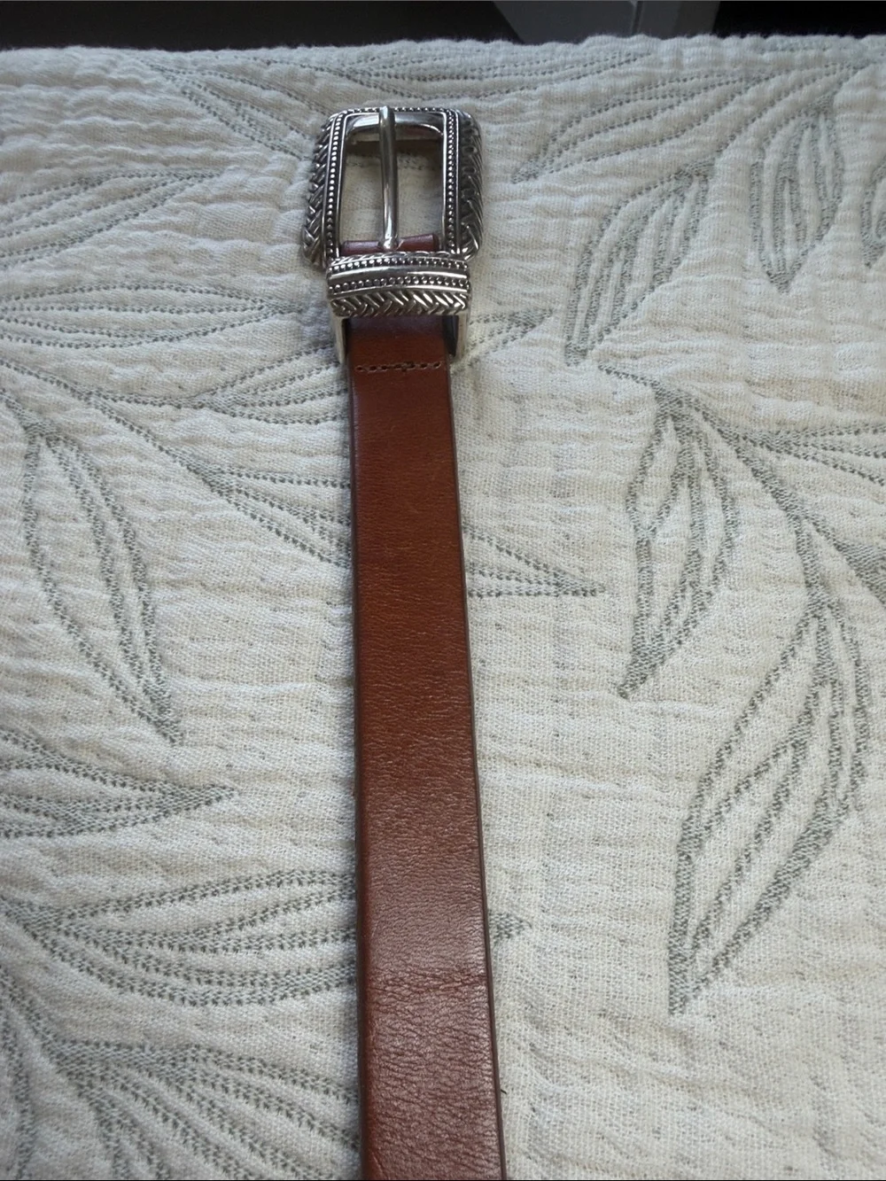 Leather Classic brown Belt;Medium